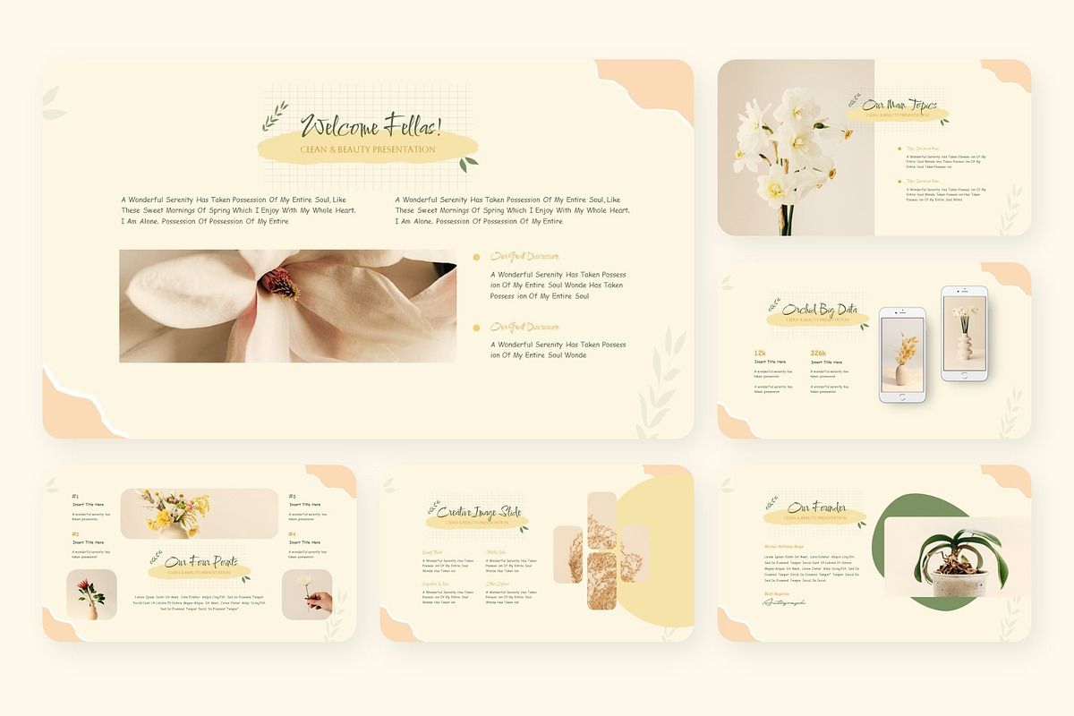 Orchid Keynote, a Presentation Template by NecrolitSlide (Photo 2 of 12)
