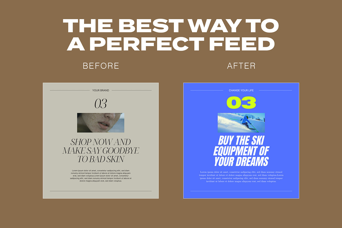 Instagram SocialMedia CANVA Skincare, a Social Media Template by Vermeulen Design Studio (Photo 6 of 6)