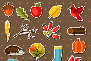 Autumn Stickers.