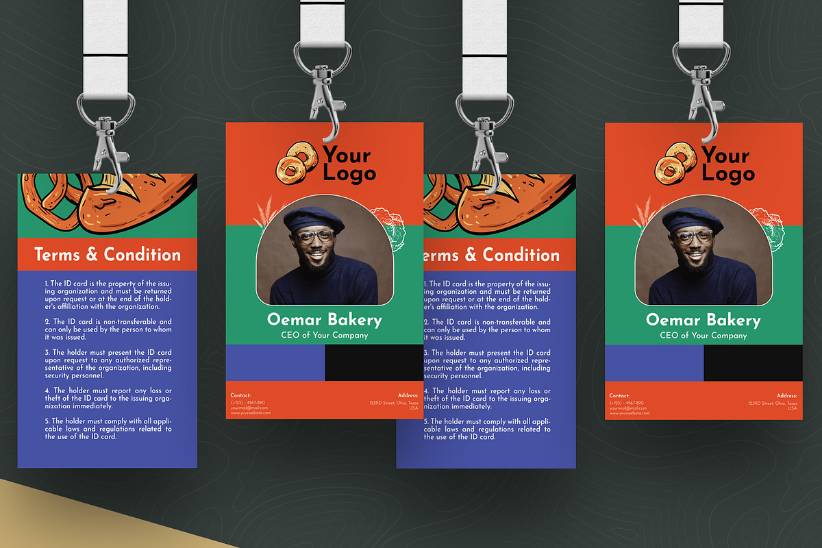 Bakery Promotion Id Card, a Card Template by Esensifiksi.studio (Photo 2 of 2)