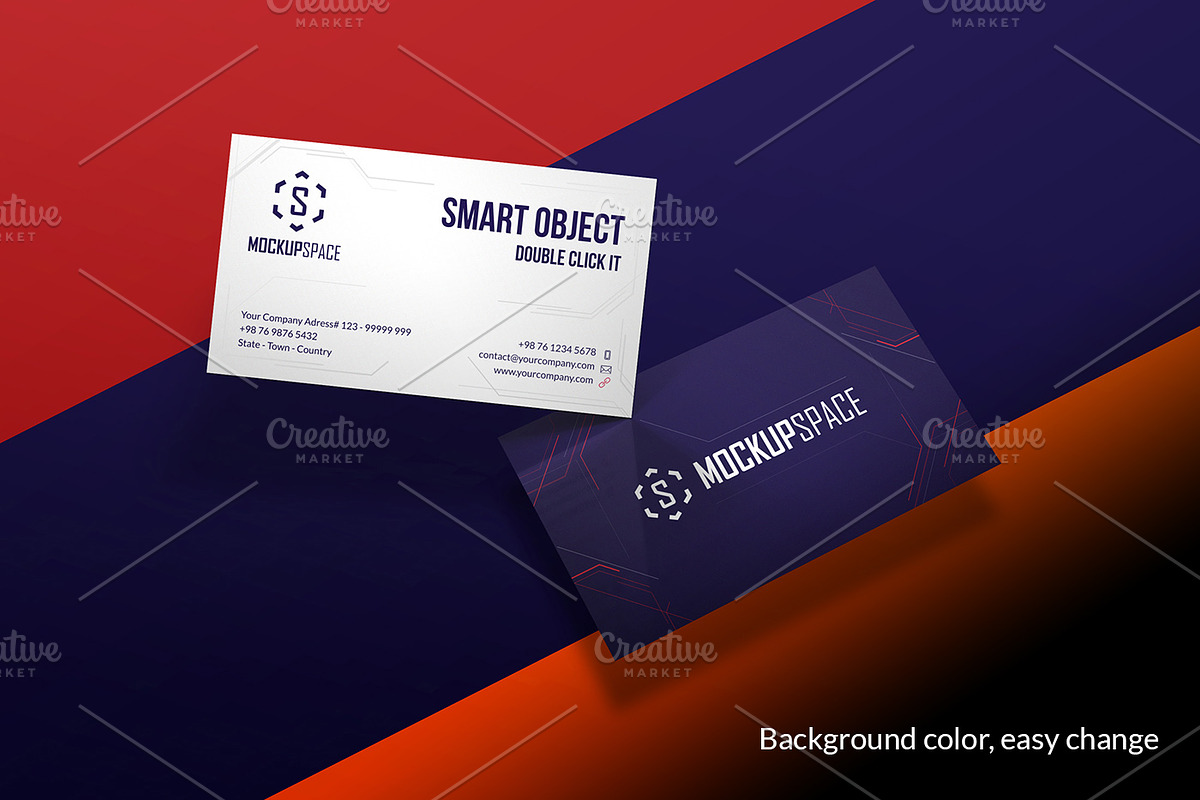 Business Cards - 5 Elegant Mockups, a Print Template by MockupSpace (Photo 10 of 13)