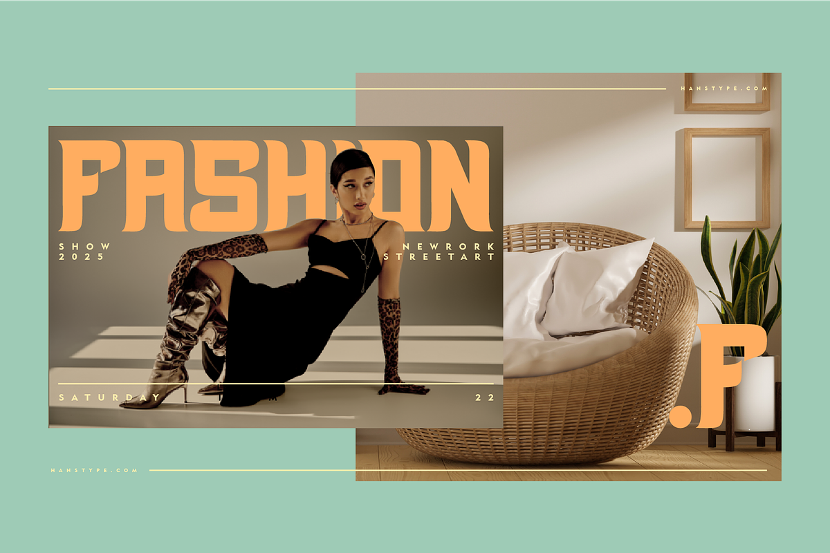 Sansbrow - Retro Display Font, a Font by Hanstype.com (Photo 4 of 10)