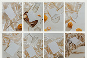 Silk Card and Invitation Mockups, a Product Mockup by Salt Color Studio (Thumbnail 9 of 10)