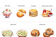 British Food Clipart, Fish and Chips, a Food Illustration by BrushstrokeArtGB (Thumbnail 3 of 9)