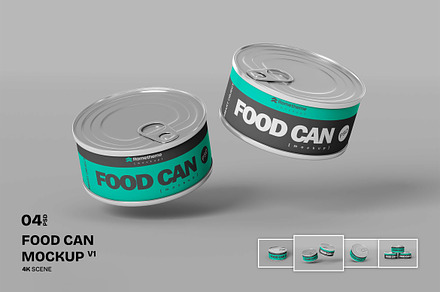 Food Can vol.01 - Mockup