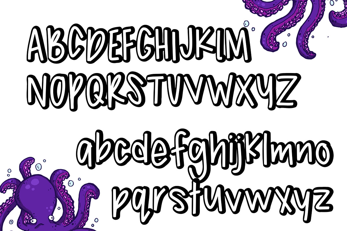 Awkward Octo Font Duo preview 2