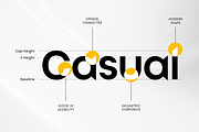 Caviler - Geometric Sans Serif Font, a Sans Serif Font by TokoPress (Thumbnail 9 of 12)