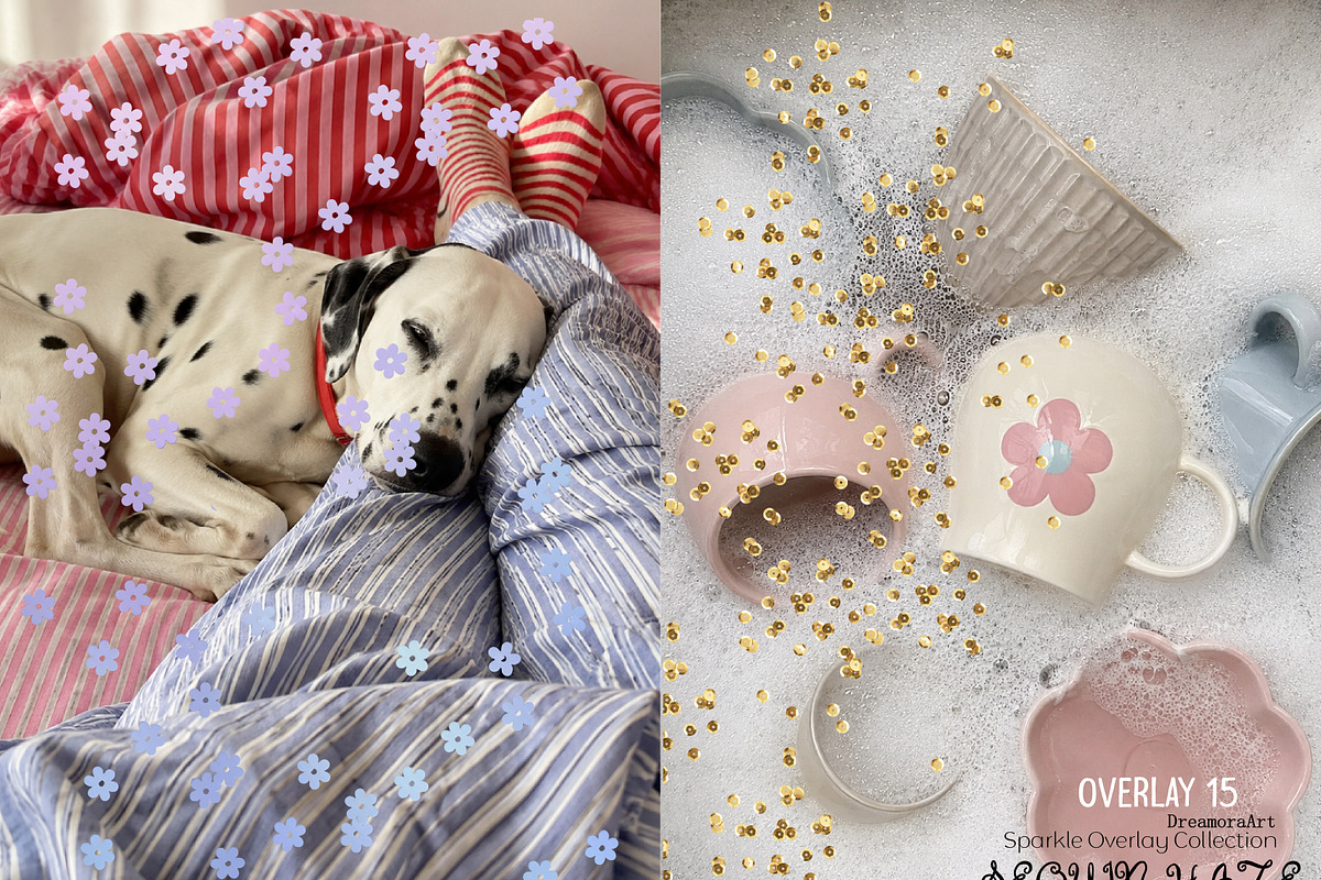 Sequin Haze: Sparkle PNG Overlays, a Texture Graphic by DreamoraArt (Photo 14 of 17)