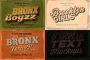 6 Retro/Vintage Text Mock-ups, a Mockup by Cruzine (Thumbnail 3 of 5)