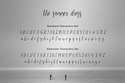 the summer days, a Script Font by Firtana (Thumbnail 9 of 12)