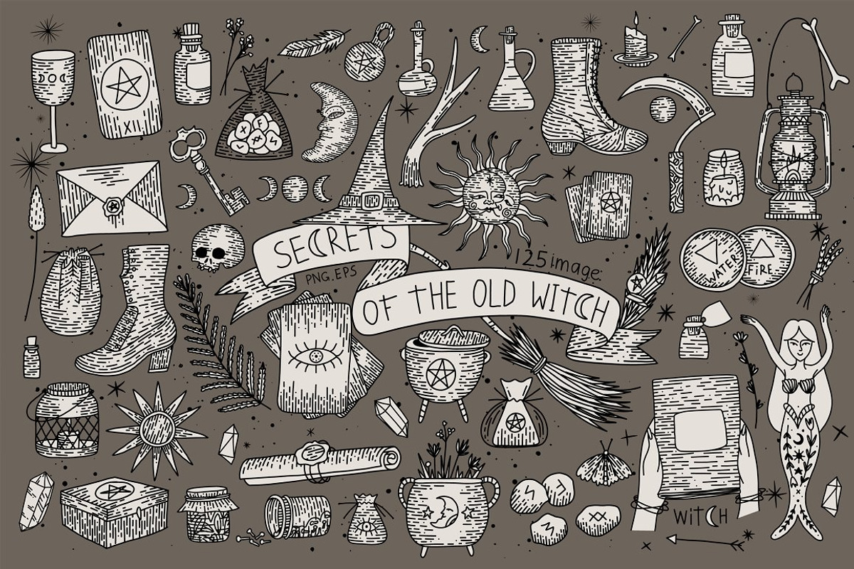 1300+ Aphrodites Astery Bundle, an Object Illustration by Chikovnaya (Photo 6 of 20)