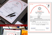 Diploma Certificate, a Stationery Template by Artiverge (Thumbnail 2 of 2)