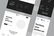 Car Dealer Wireframe Website, a Wireframe Template by INSPR STD (Thumbnail 5 of 6)
