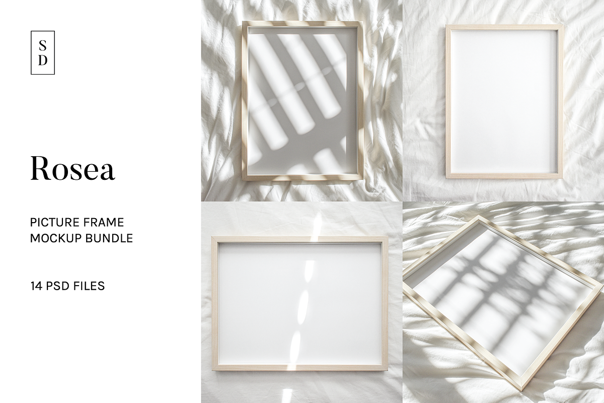 Frame Mockup Bundle - Rosea, a Household Mockup by Saguaro Digital (Photo 1 of 13)