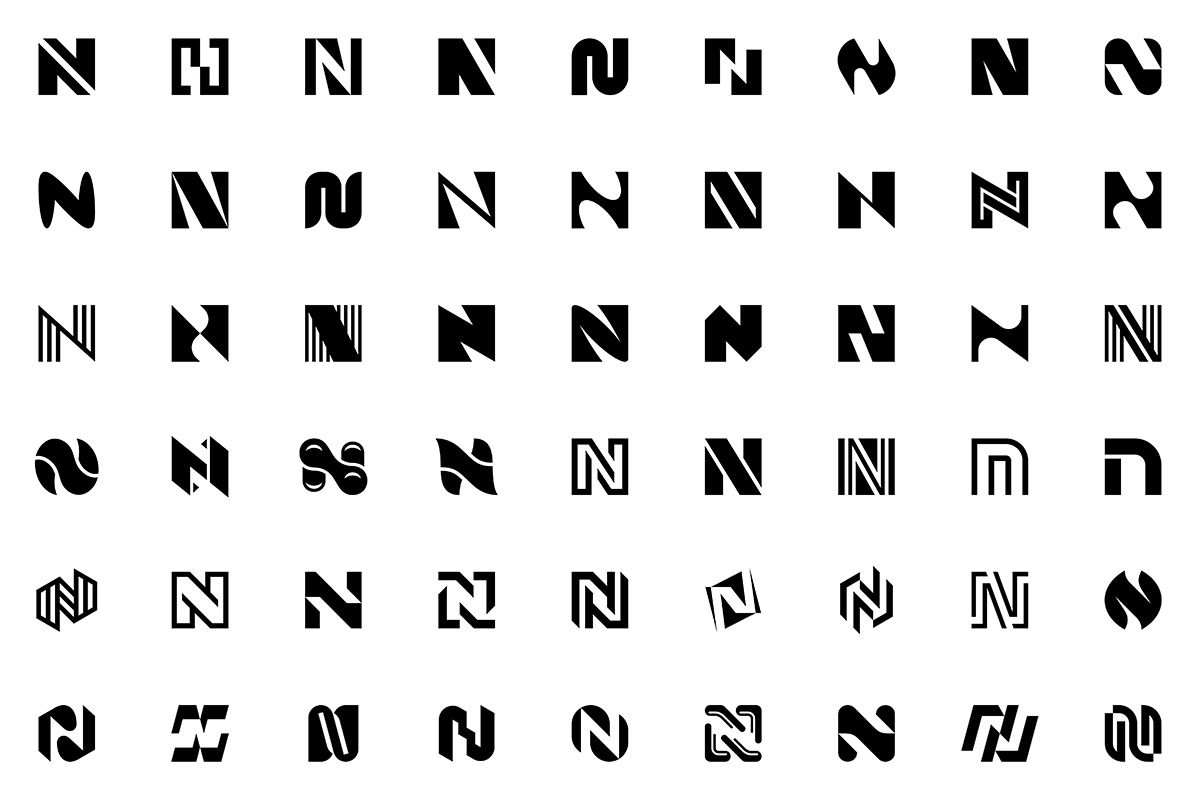 Set of letter N logo, a Branding & Logo Template by NataliiaVolyk (Photo 2 of 3)