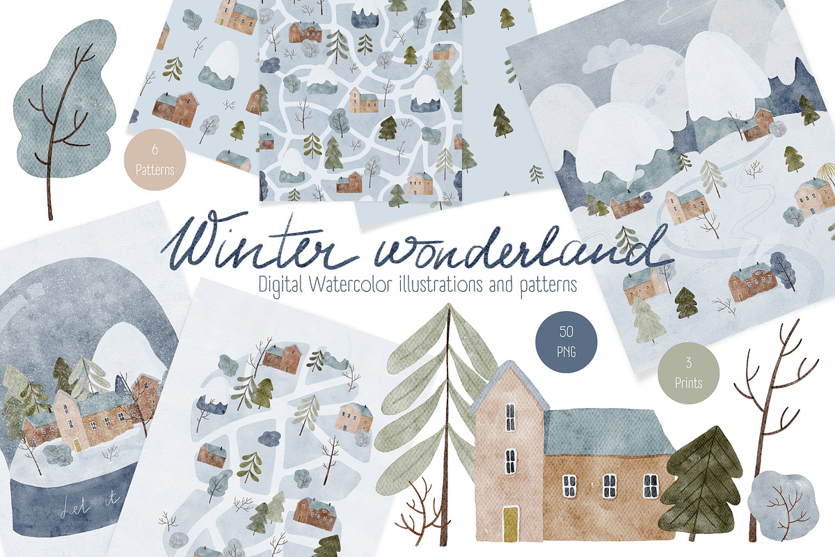 Winter Wonderland | Illustrations, a Decorative Illustration by OkPen (Photo 1 of 13)