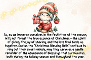 Christmas Blessing Bells - Handwritt, a Handwritten Font by Charmingbear59.design (Thumbnail 4 of 5)