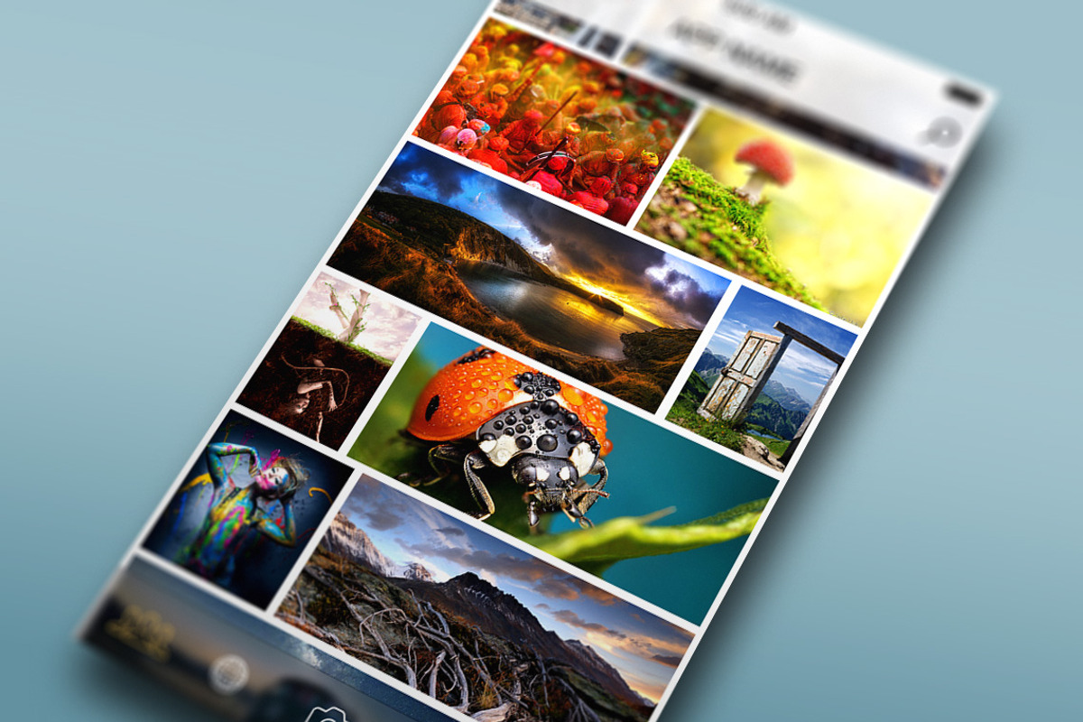 Photo App UI, an App Template by ALEX BENDER UI STORE (Photo 2 of 2)