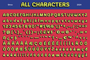 CS Halsey 3D, a Sans Serif Font by Craft Supply Co. (Thumbnail 8 of 8)