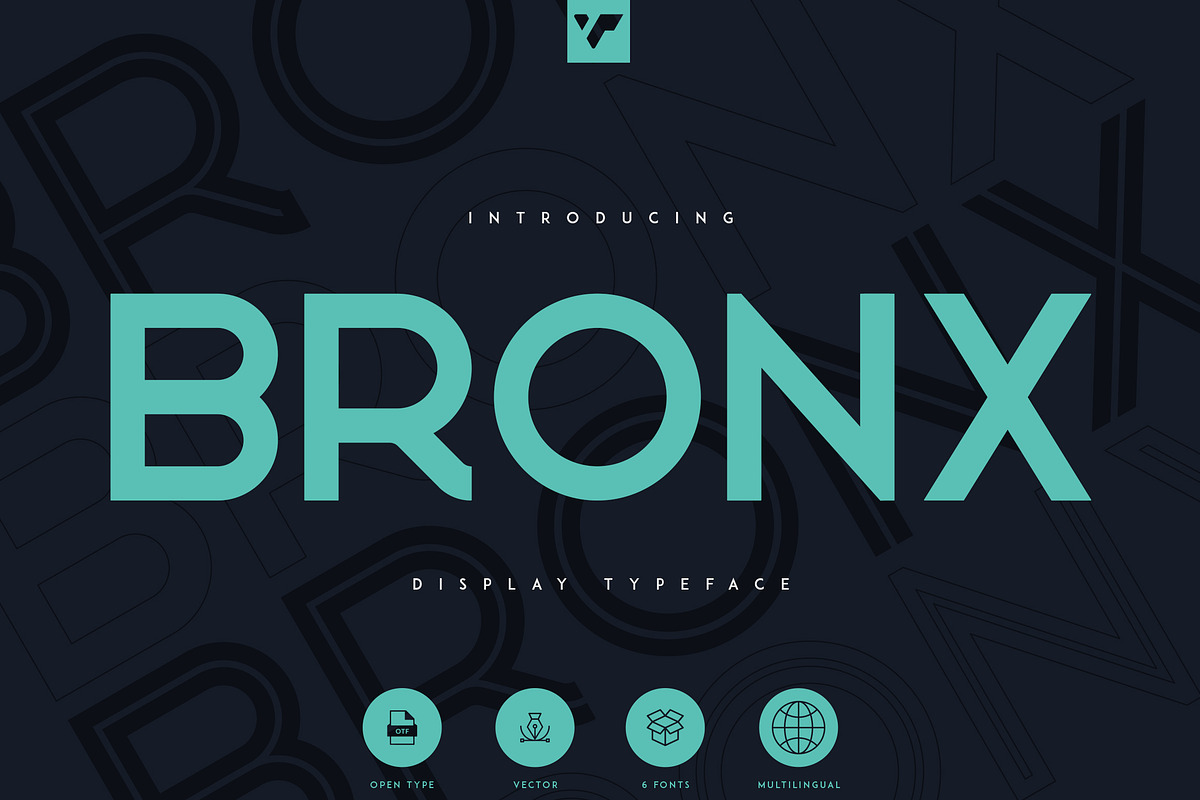 Bronx - Sans Serif typeface 6 fonts, a Sans Serif Font by VP Fonts (Photo 1 of 11)