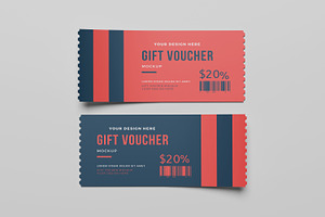 Gift Voucher Mockup