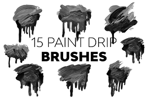 Paint Drip Brushes