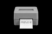 Printer Mockup, a Product Mockup by Design Squad (Thumbnail 2 of 4)