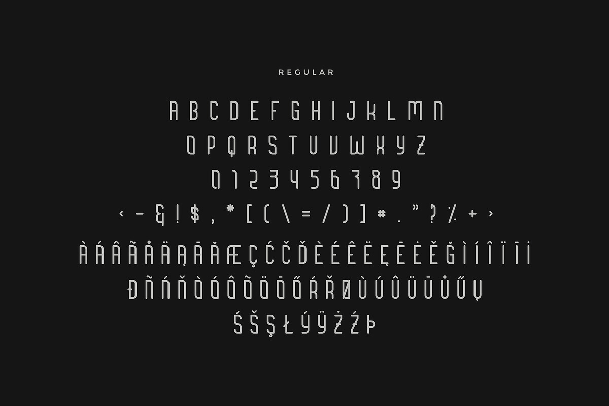 Brengkel - Condensed Font preview 5