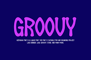 Hemokah - Liquid & Groovy Font, a Handwritten Font by Iqsiart Studio (Thumbnail 3 of 7)