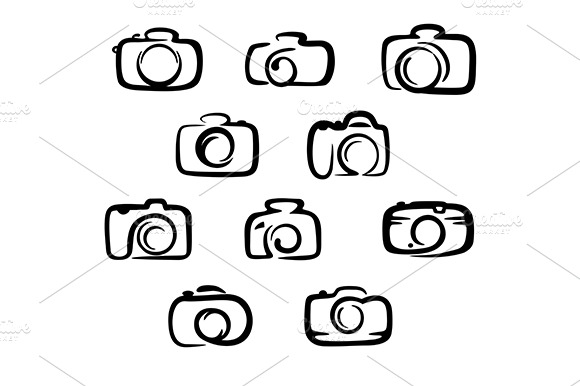 Camera Icons Set