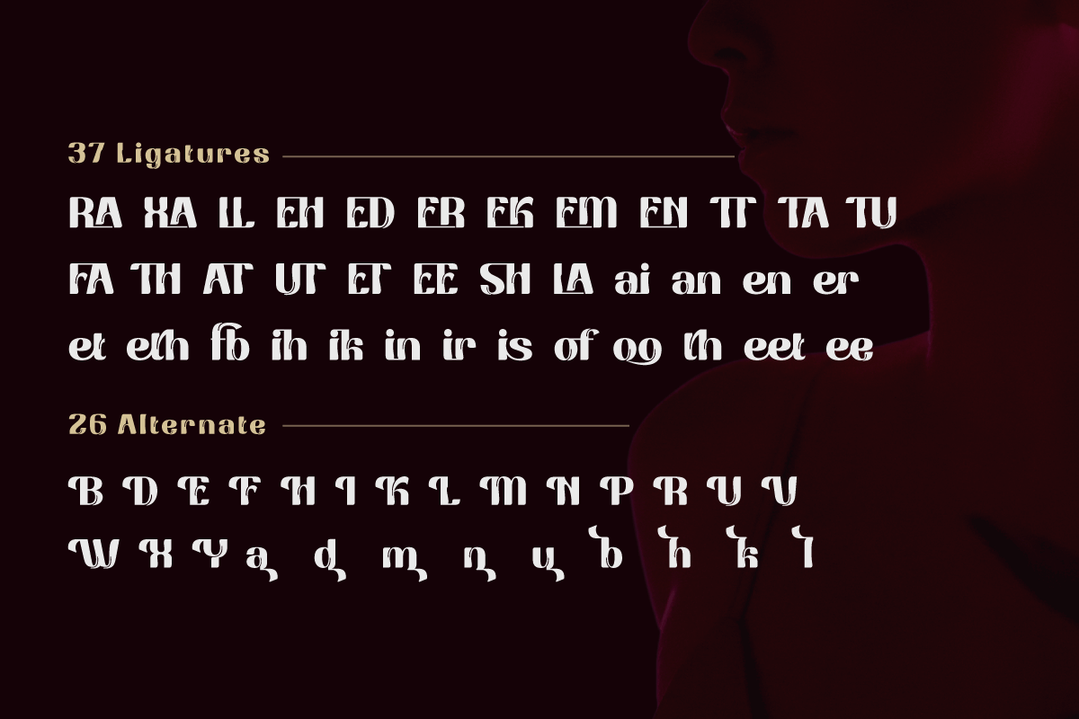 Fadetho | Display Font, a Sans Serif Font by twinstd (Photo 12 of 13)