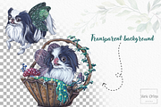 Watercolor and Gouache Dog Fairies, an Illustration by MariaOrtegaDigitals (Thumbnail 2 of 7)