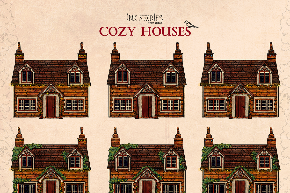 Cozy Houses, an Object Illustration by Ink Stories (Photo 4 of 22)