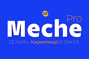Meche Pro + Cyrillic All Family -60%, a Font by Rodrigo Typo (Thumbnail 1 of 10)