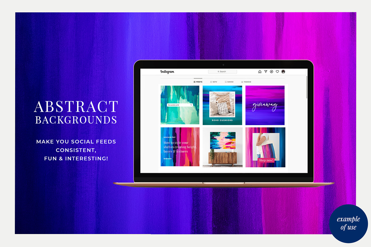 Colourful Abstracts & Gradients, a Texture Graphic by Carla Fern Designs (Photo 4 of 11)