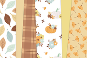 Seamless Fall Digital Bundle, a Pattern Graphic by Paper Starr Studio (Thumbnail 2 of 6)