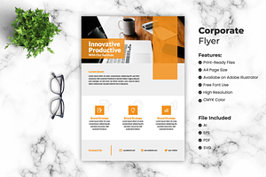 Business Corporate Flyer, a Flyer Template by Artiveko