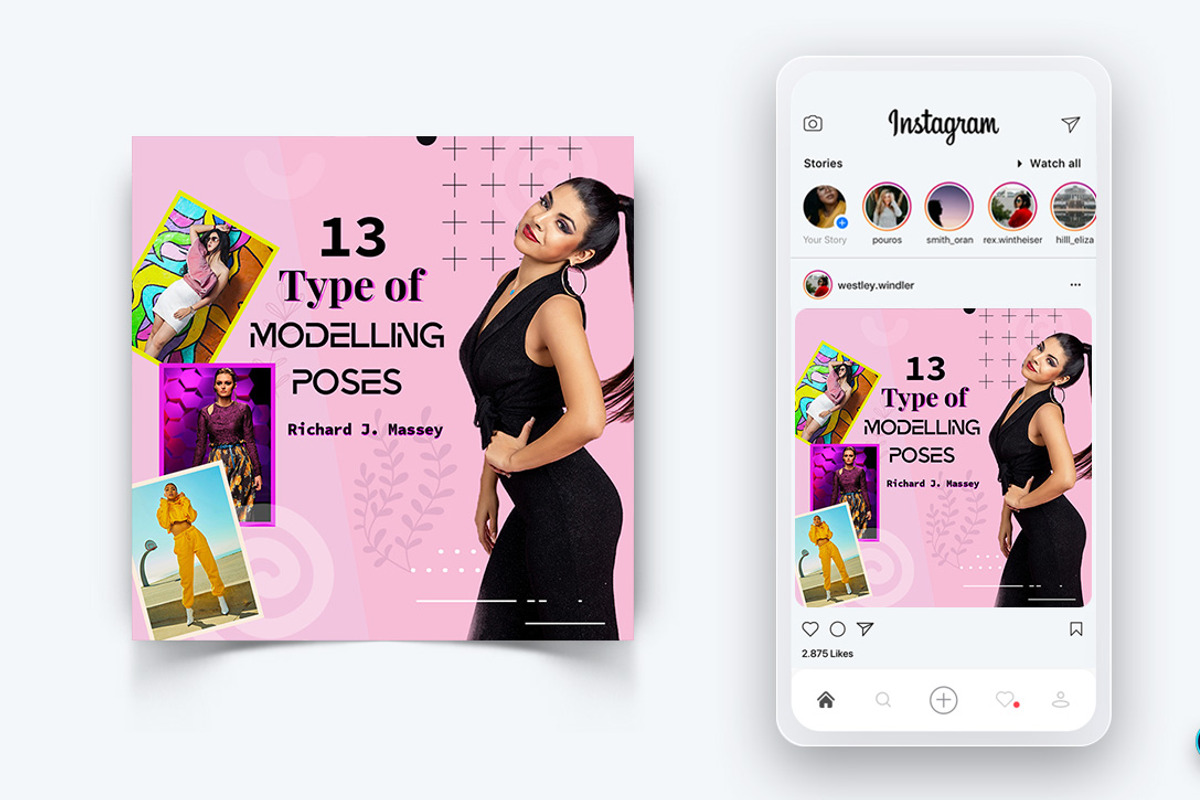 Fashion Sale Social Media Post, a Social Media Template by 3djagan