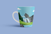 Waterfall Landscape, a Decorative Illustration by Digital Studio (Thumbnail 6 of 8)