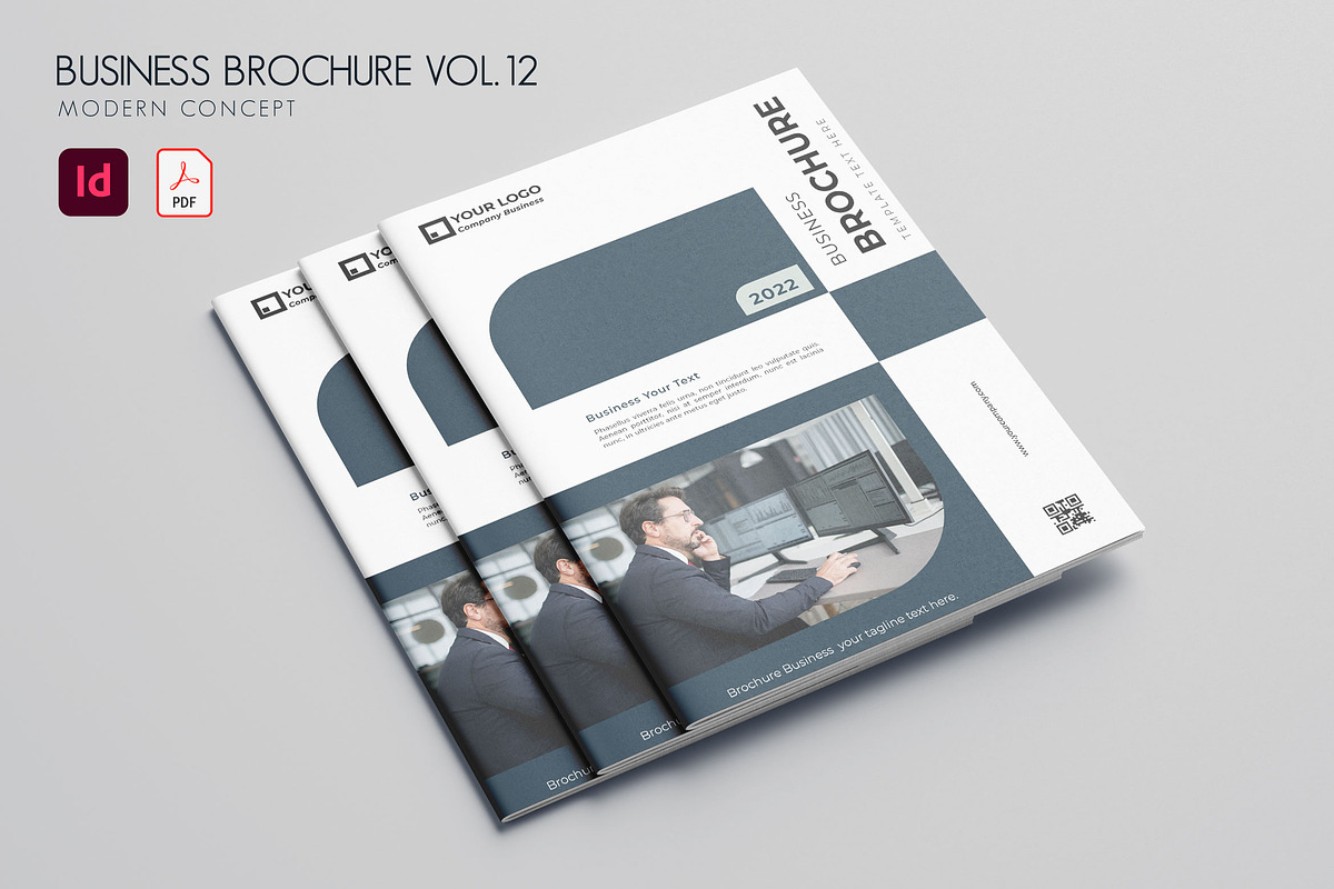 Business Brochure Vol.12, a Brochure Template by Bewalrus Studio (Photo 1 of 11)