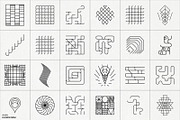 Monozen 3 - 130 abstract icons, an Object Graphic by kloroform (Thumbnail 6 of 11)