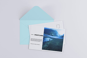 Postcard Invitation Mock-up 7x5