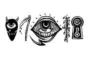 23 Tattoo Art Design Pack, an Education Illustration by Design by sebrodbrick (Thumbnail 4 of 6)