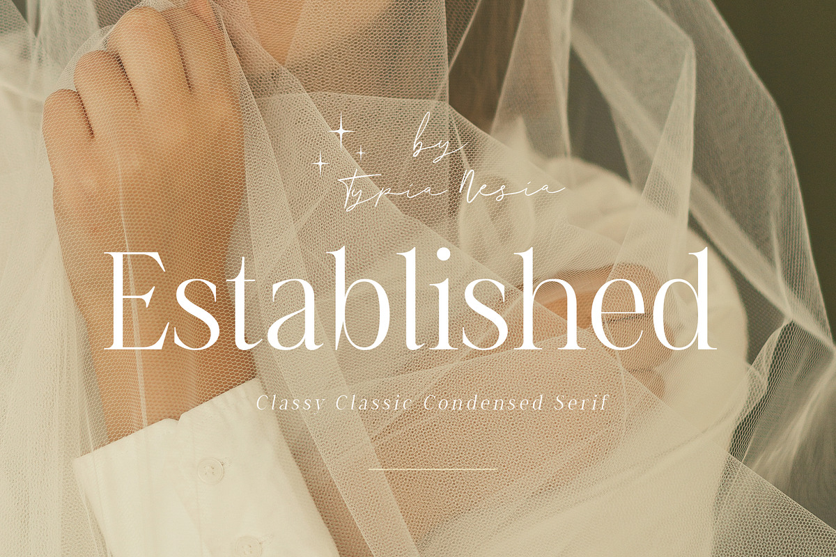 Established Serif, a Serif Font by Typia Nesia (Photo 1 of 10)