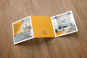 Square Trifold Interior Brochure, a Brochure Template by Template Shop (Thumbnail 1 of 6)