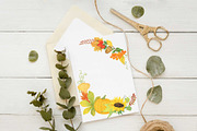Autumn Floral Frames, Wreaths, a Seasonal Illustration by Contes_de_fée (Thumbnail 9 of 12)