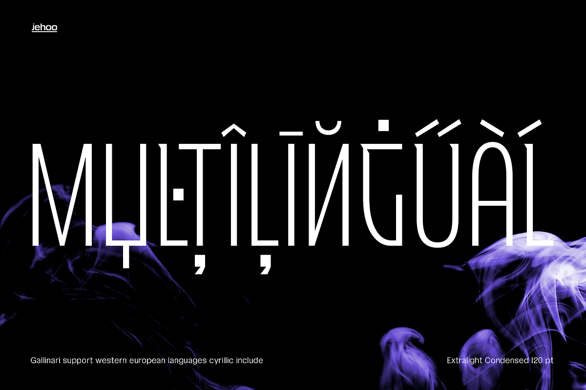 Gallinari - Modern Grotesk 36 Fonts, a Sans Serif Font by Jehoo Creative (Photo 6 of 14)