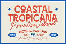 Coastal Tropicana Casual Font Duo