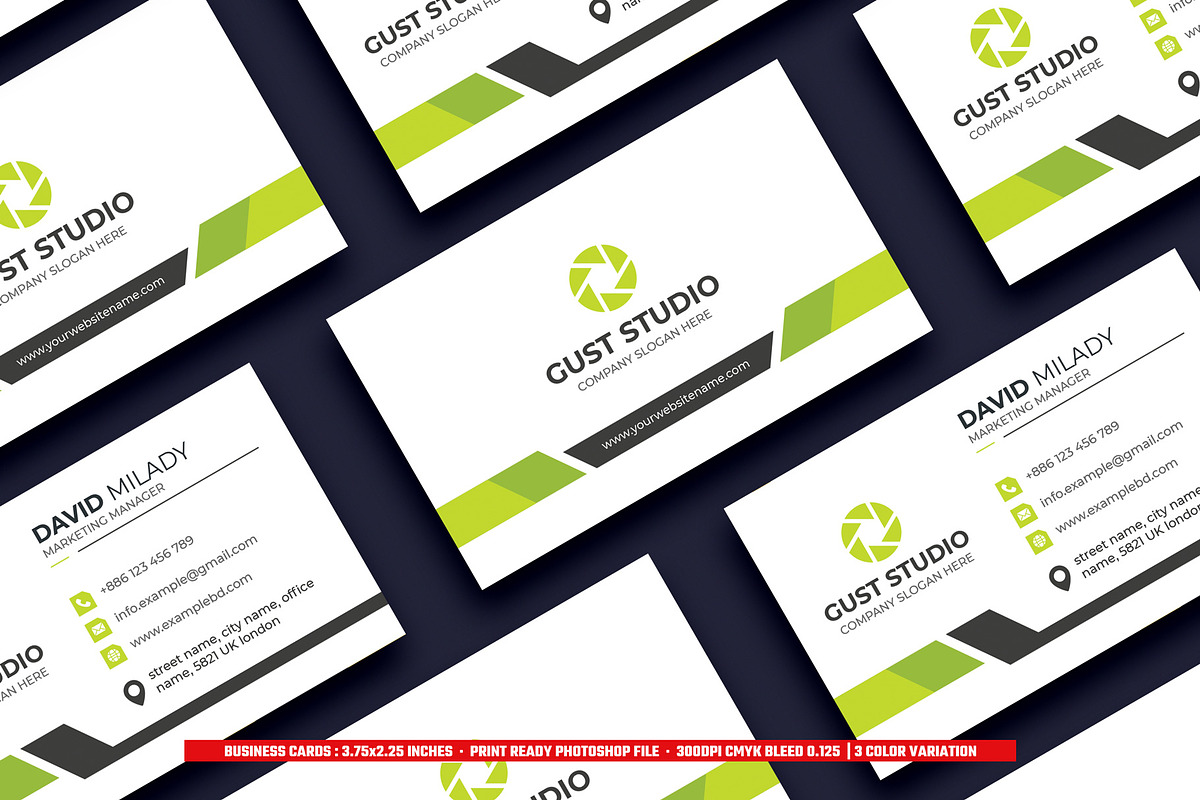 Business Card, a Business Card Template by PicoartBd (Photo 1 of 3)