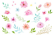Deers Watercolor Set, a Background Graphic by Irene_Boiko_ART (Thumbnail 3 of 11)